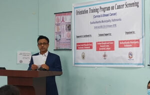 Orientation Training on Cancer Screening